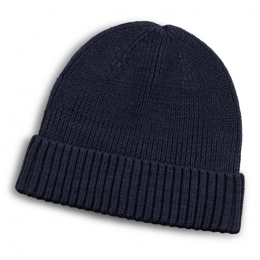 Navy Merino Wool Beanies